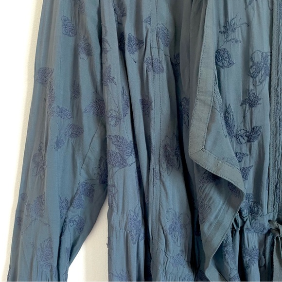 Anthropologie Hei Hei Melita Duster Floral Embroidered Jacket Size XS EUC - Picture 8 of 11